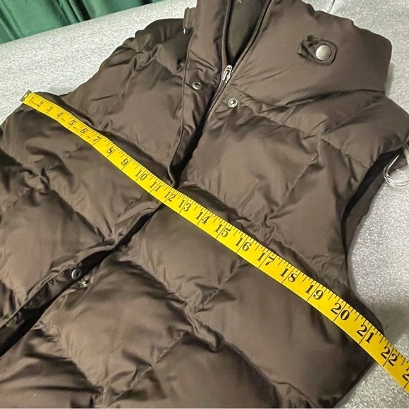 Eddie Bauer 700 Fill Goose Down Puffer Vest Brown Size Large - Picture 10 of 14